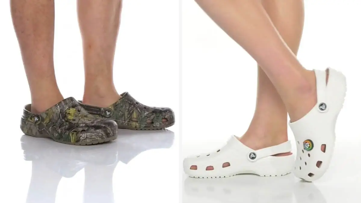 Baya Clog vs Classic Clog Crocs side by side comparison