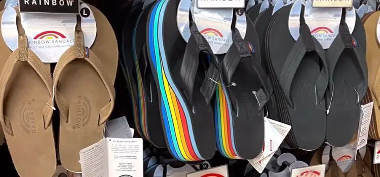are rainbow flip flops waterproof