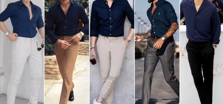 What Color Pants with Blue Shirt