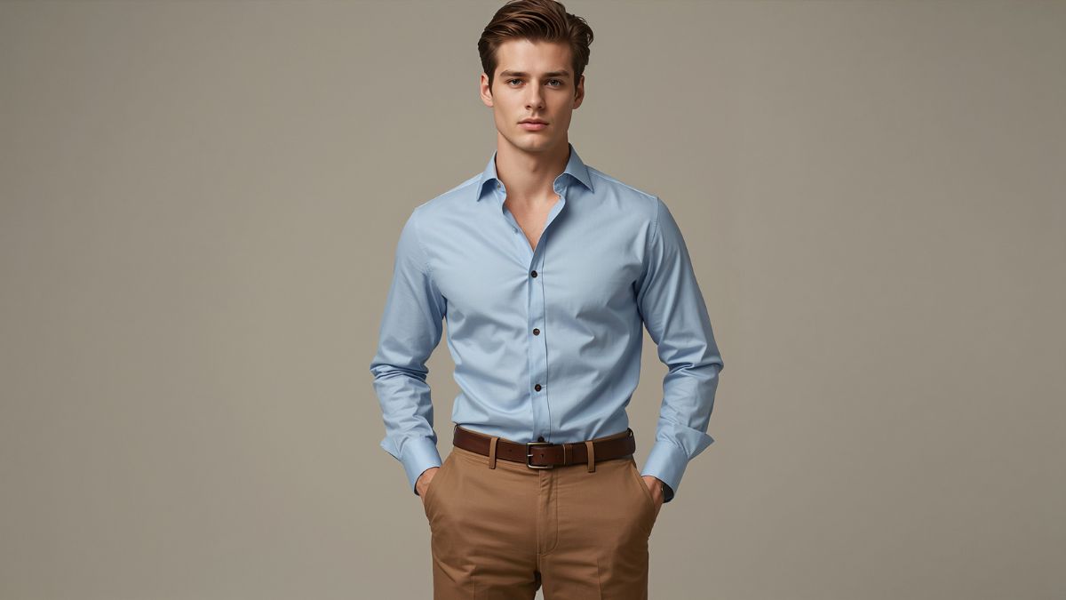 What Color Dress Shirts Go with Khaki Pants? 1 What Color Dress Shirts Go with Khaki Pants 1