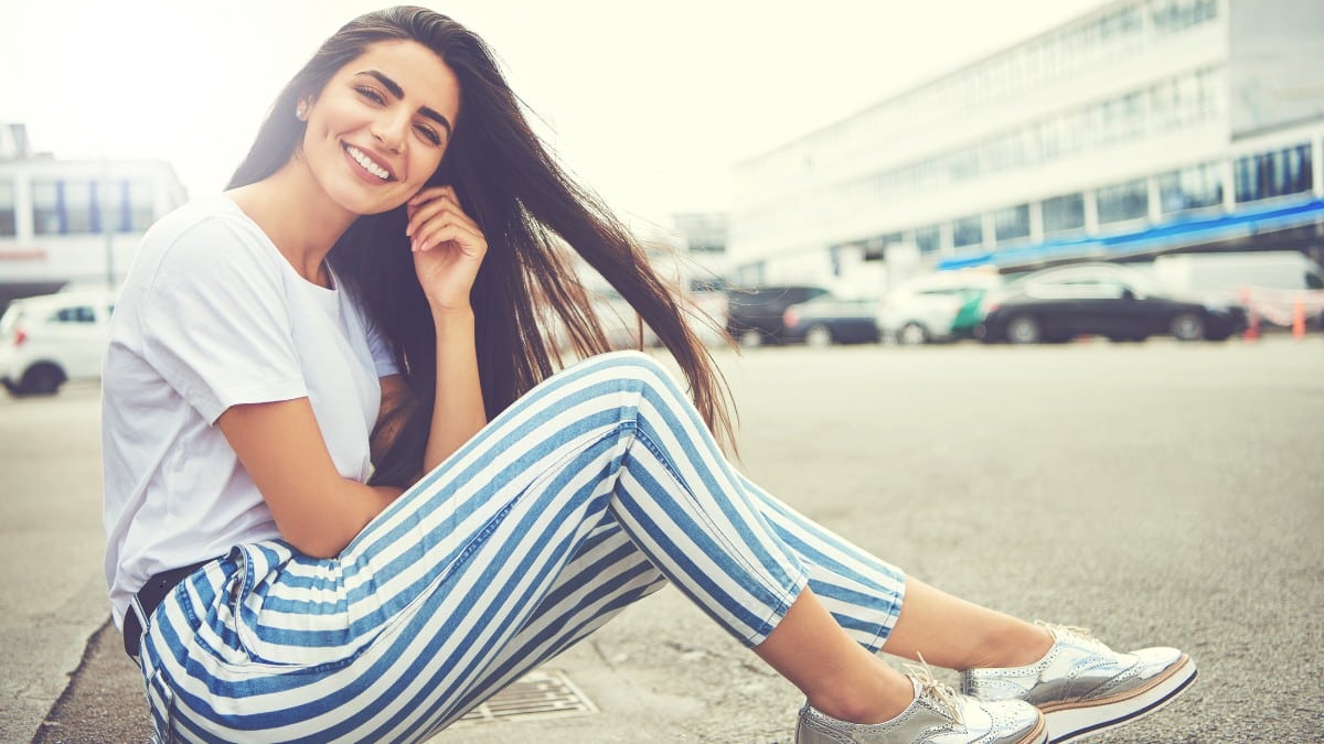 What to Wear with Striped Pants