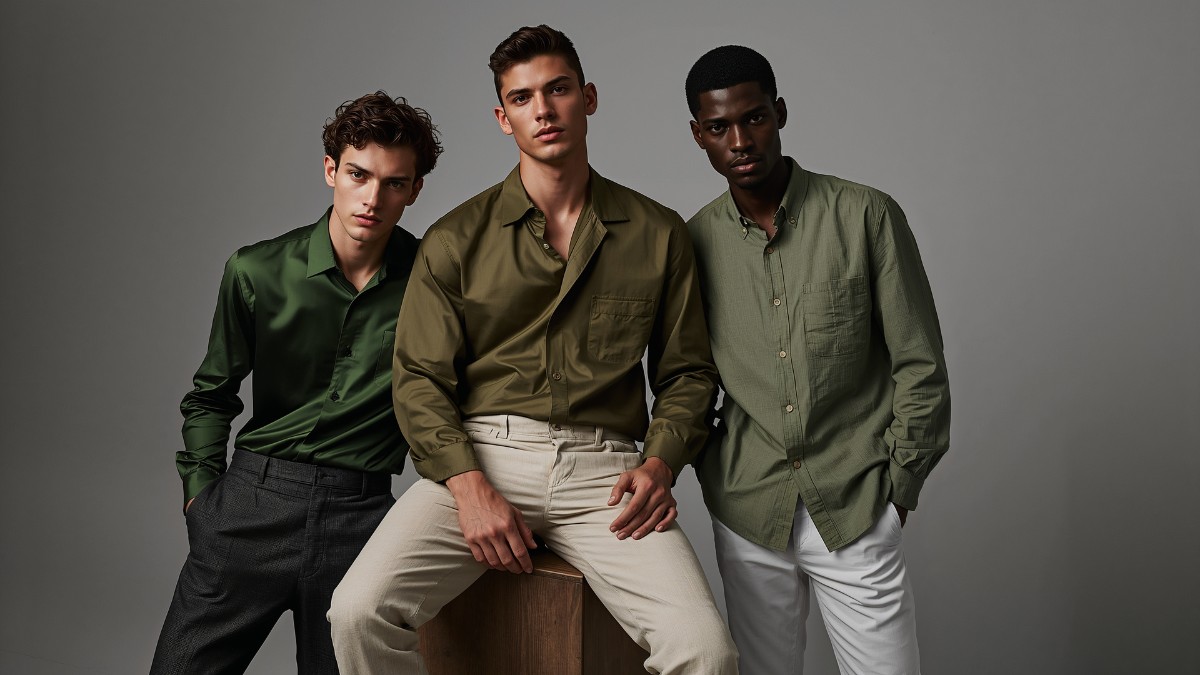 What Color Pants Go with a Green Shirt