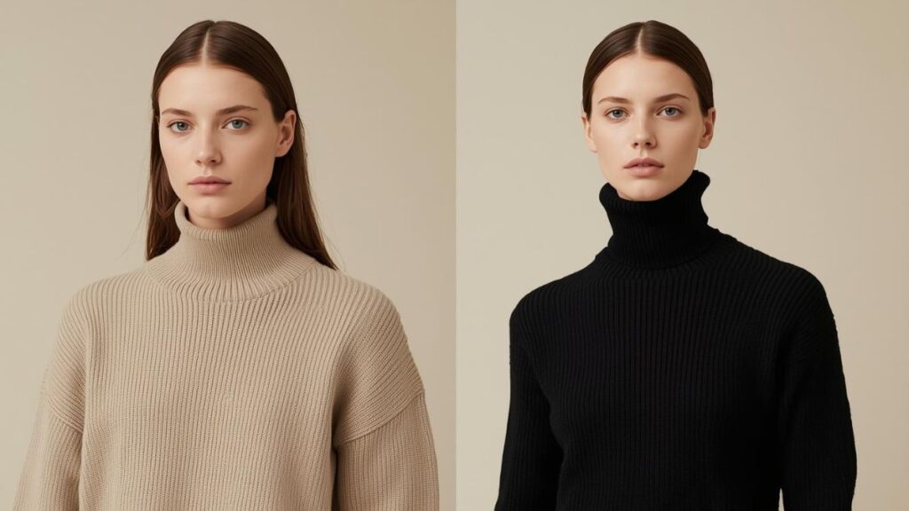 Mock Neck vs Turtleneck