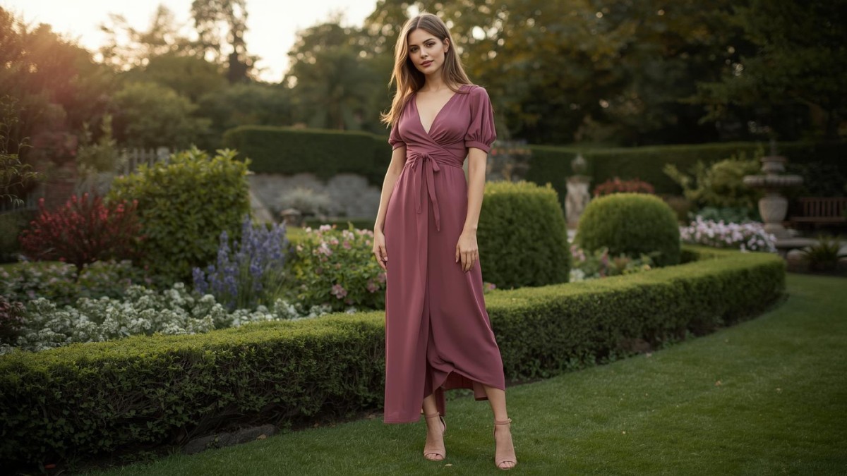 What Color Shoes to Wear with a Mauve Dress
