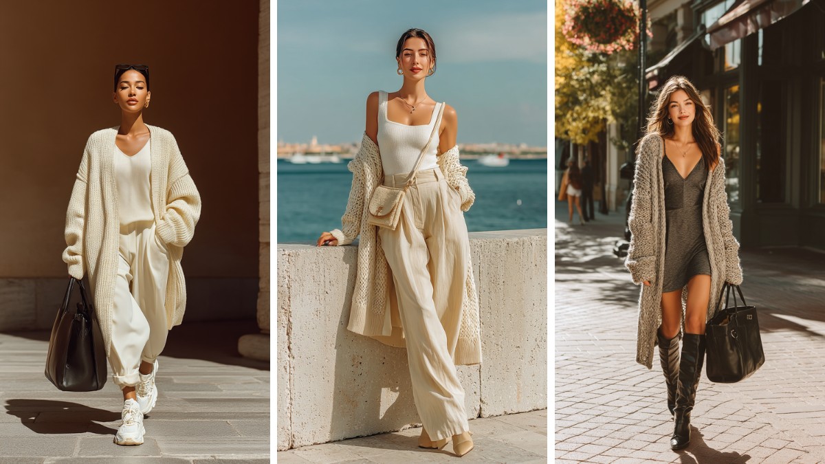 How to Wear a Long Cardigan Sweater 1