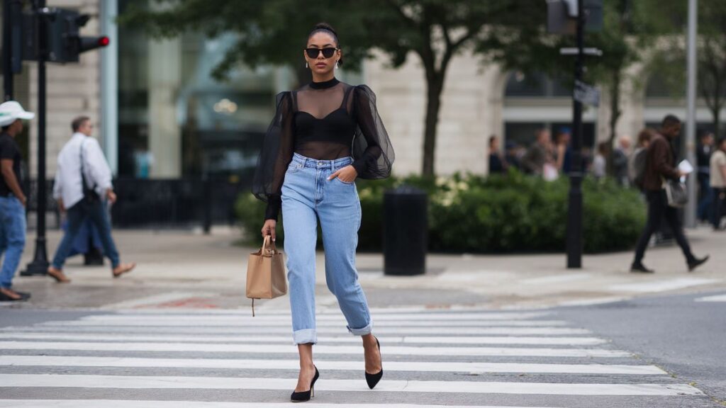 How to Style a Sheer Blouse 2