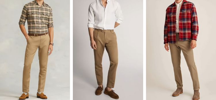 How To Style Brown Shoes With Khaki Pants