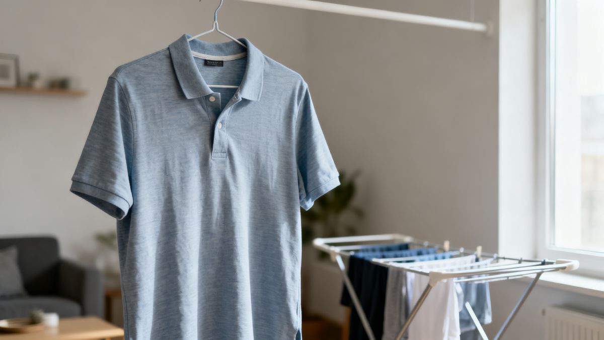 How to Dry Polo Shirts 1