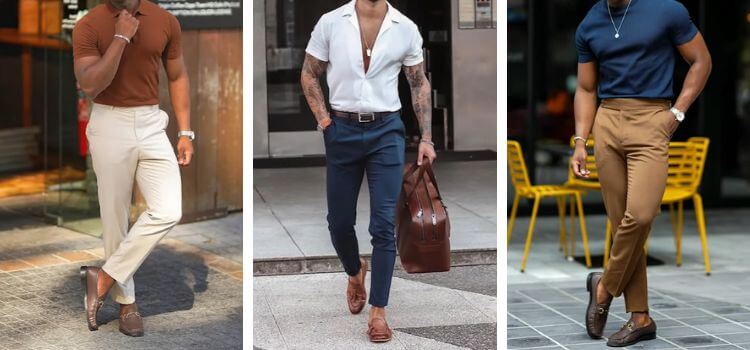 How to Style Brown Loafers