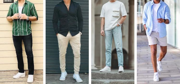 How to Wear White Sneakers