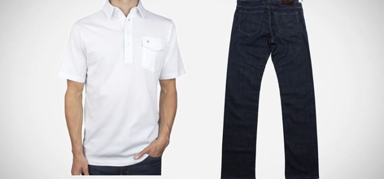 Polo Shirt with Jeans Outfit Men