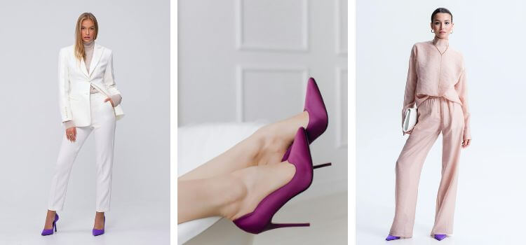 What Colors Match With Purple Shoes