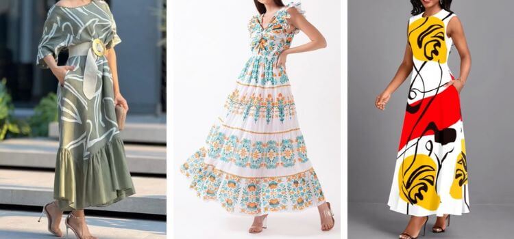 What Shoes Go With a Floral Maxi Dress