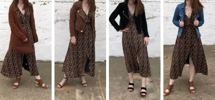 What to Wear Over a Floral Maxi Dress