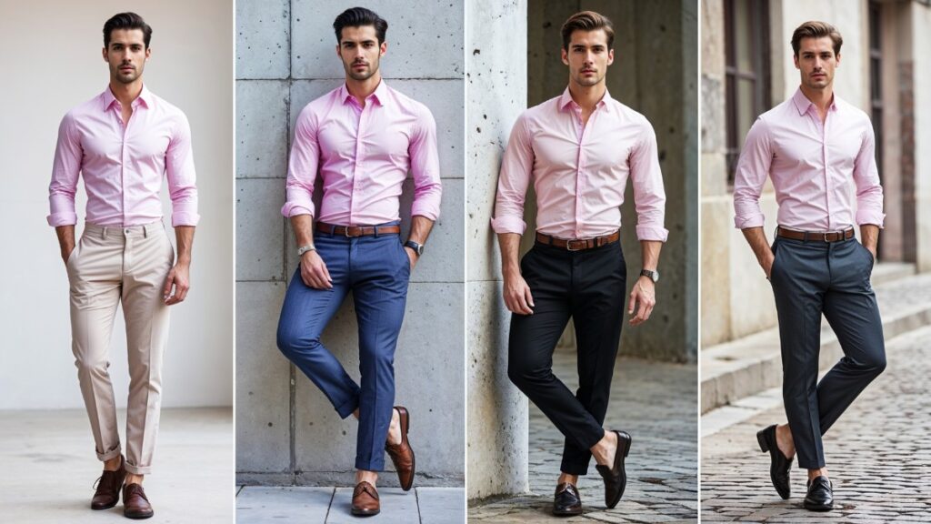 what color matches with pink shirt 2