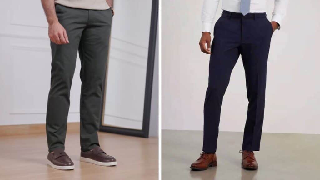 Chinos vs Dress Pants