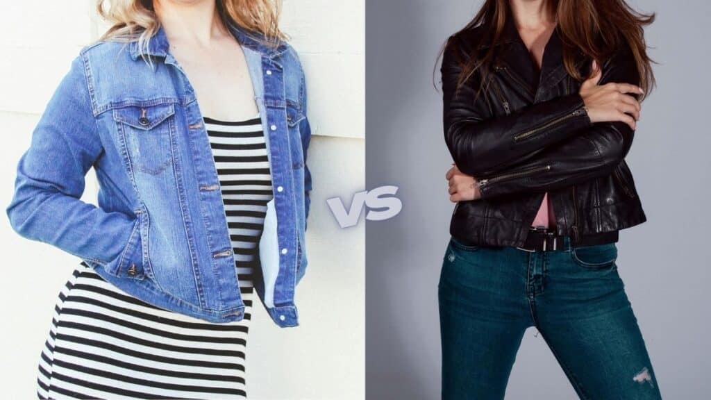 Denim Jacket vs Leather Jacket