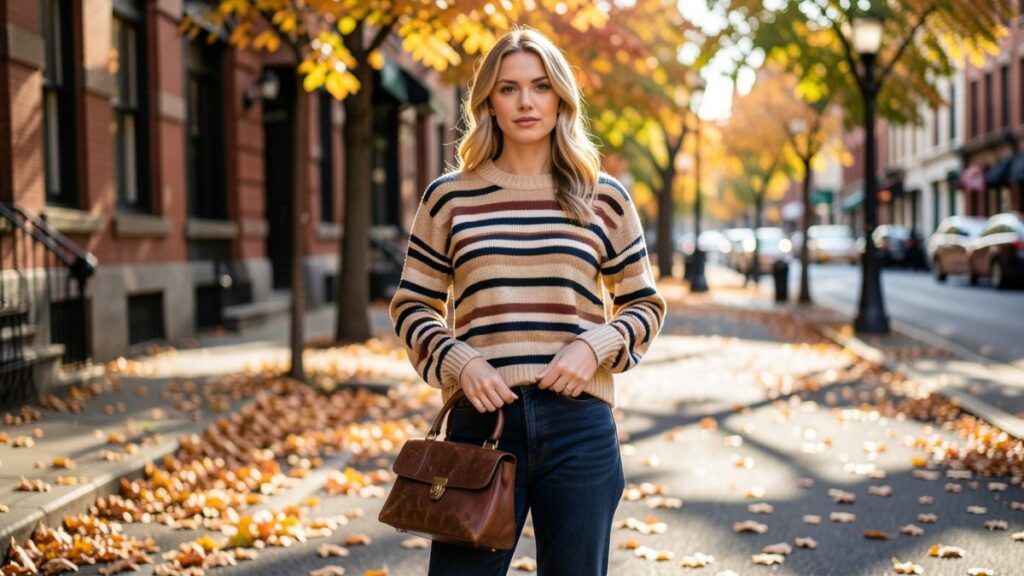 How to Style a Striped Sweater