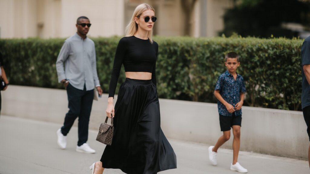 How to Wear a Cropped Sweater